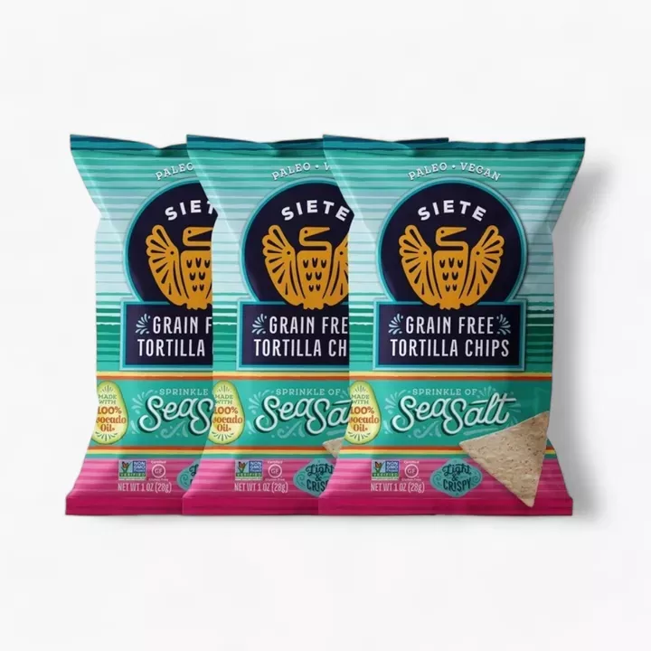 1oz Sea Salt Grain Free Tortilla Chips - 72 Bags