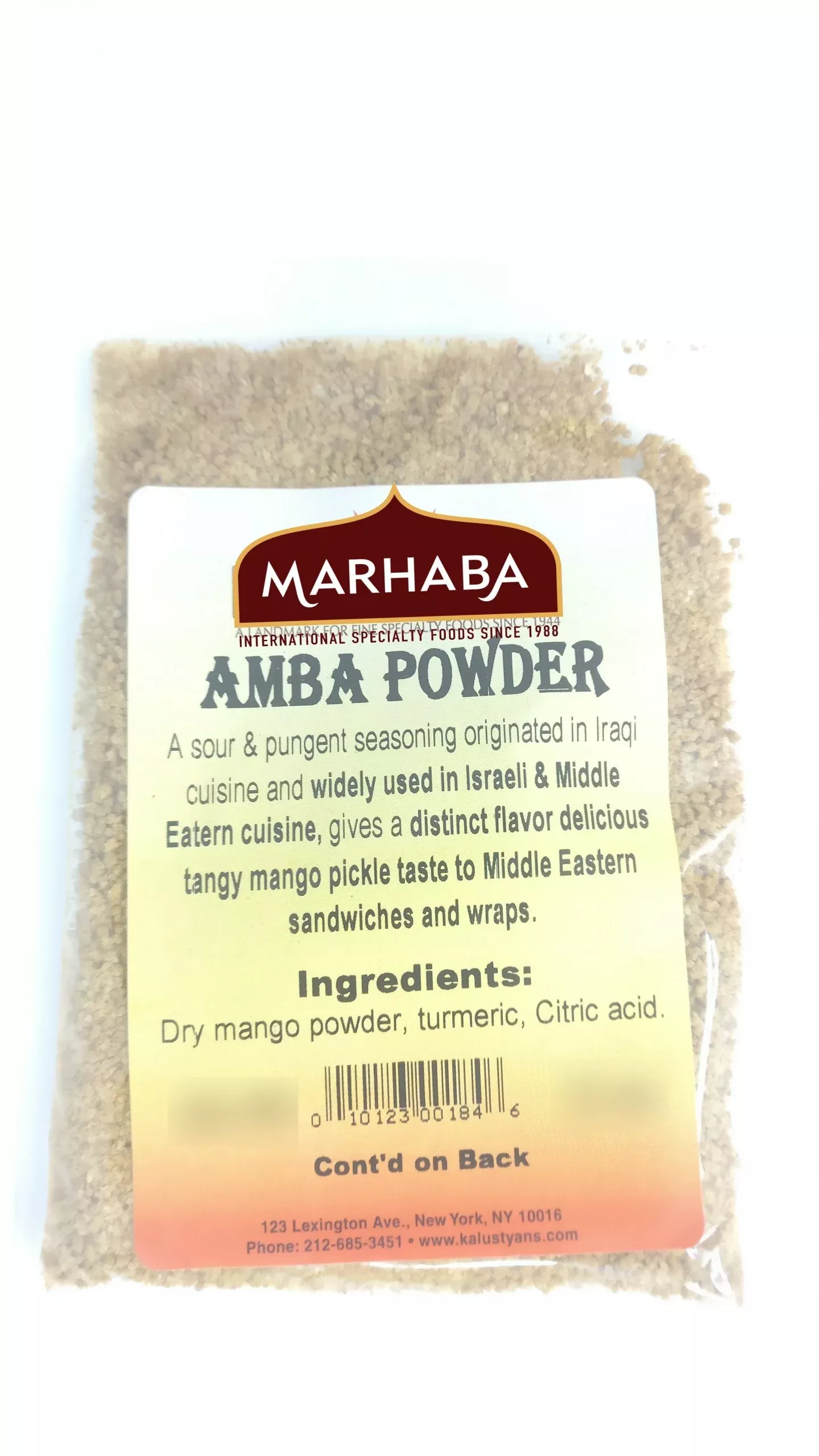 Amba Powder, Salt Free
