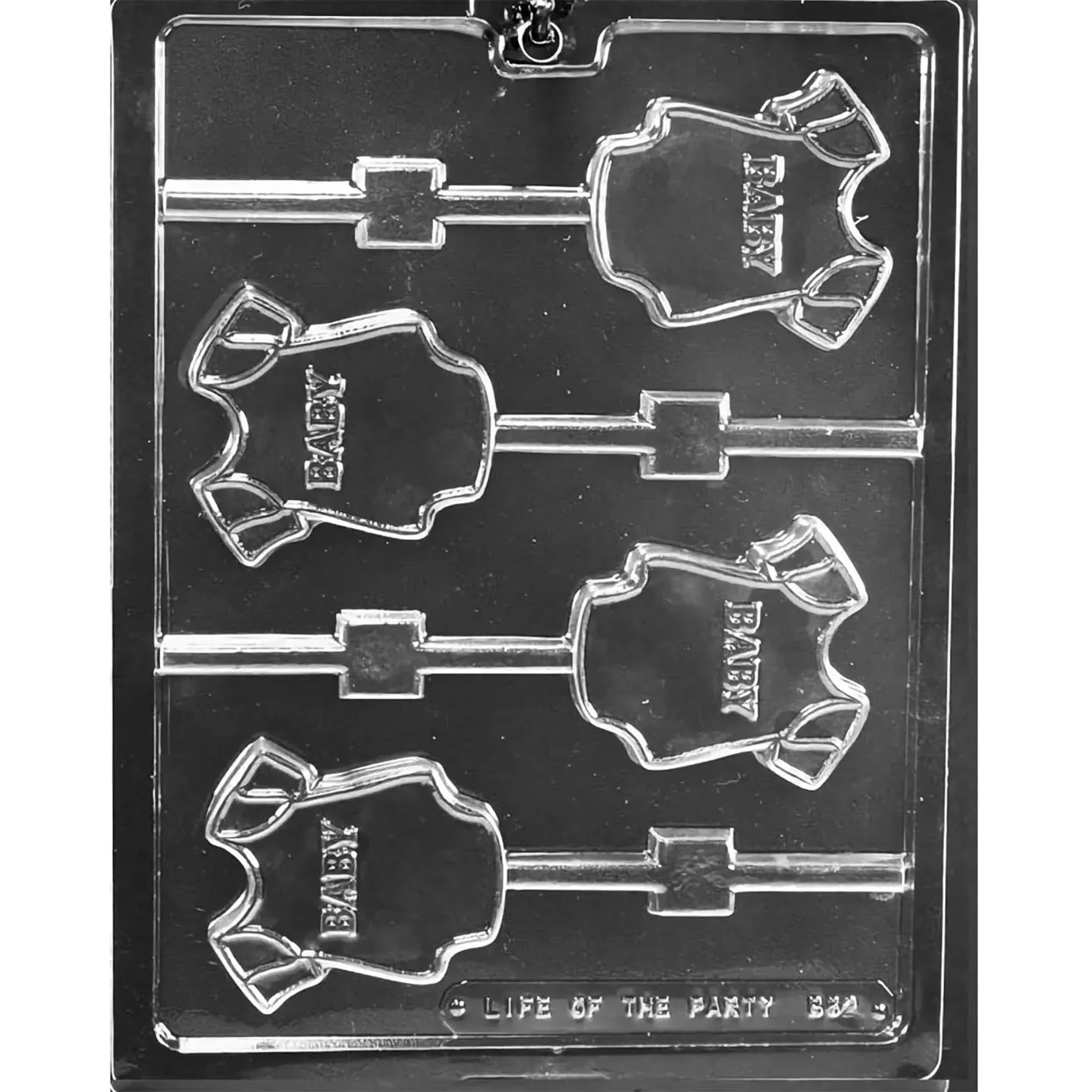"Baby" Onesie Chocolate Lollipop Mold