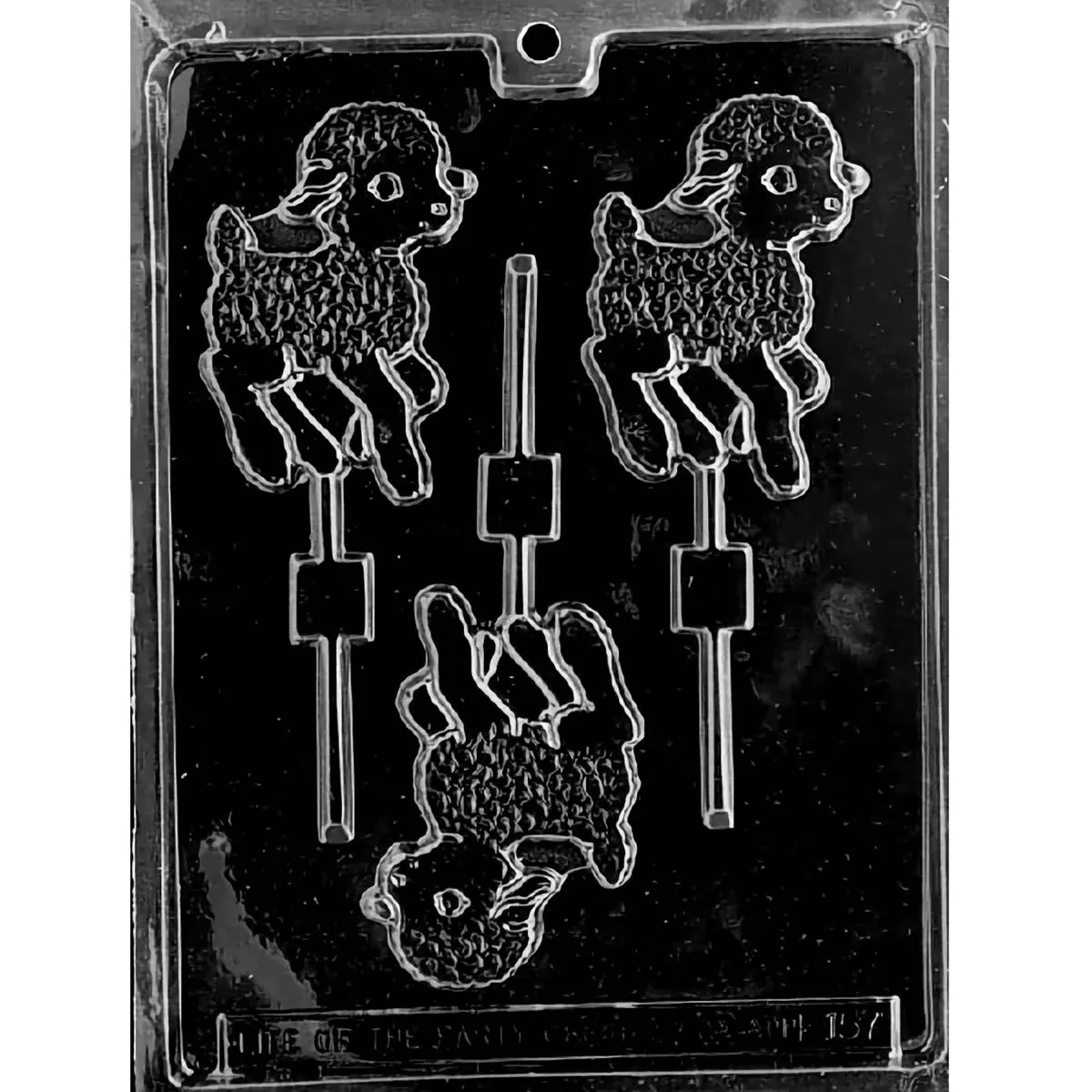 Cartoon Lamb Chocolate Lollipop Mold