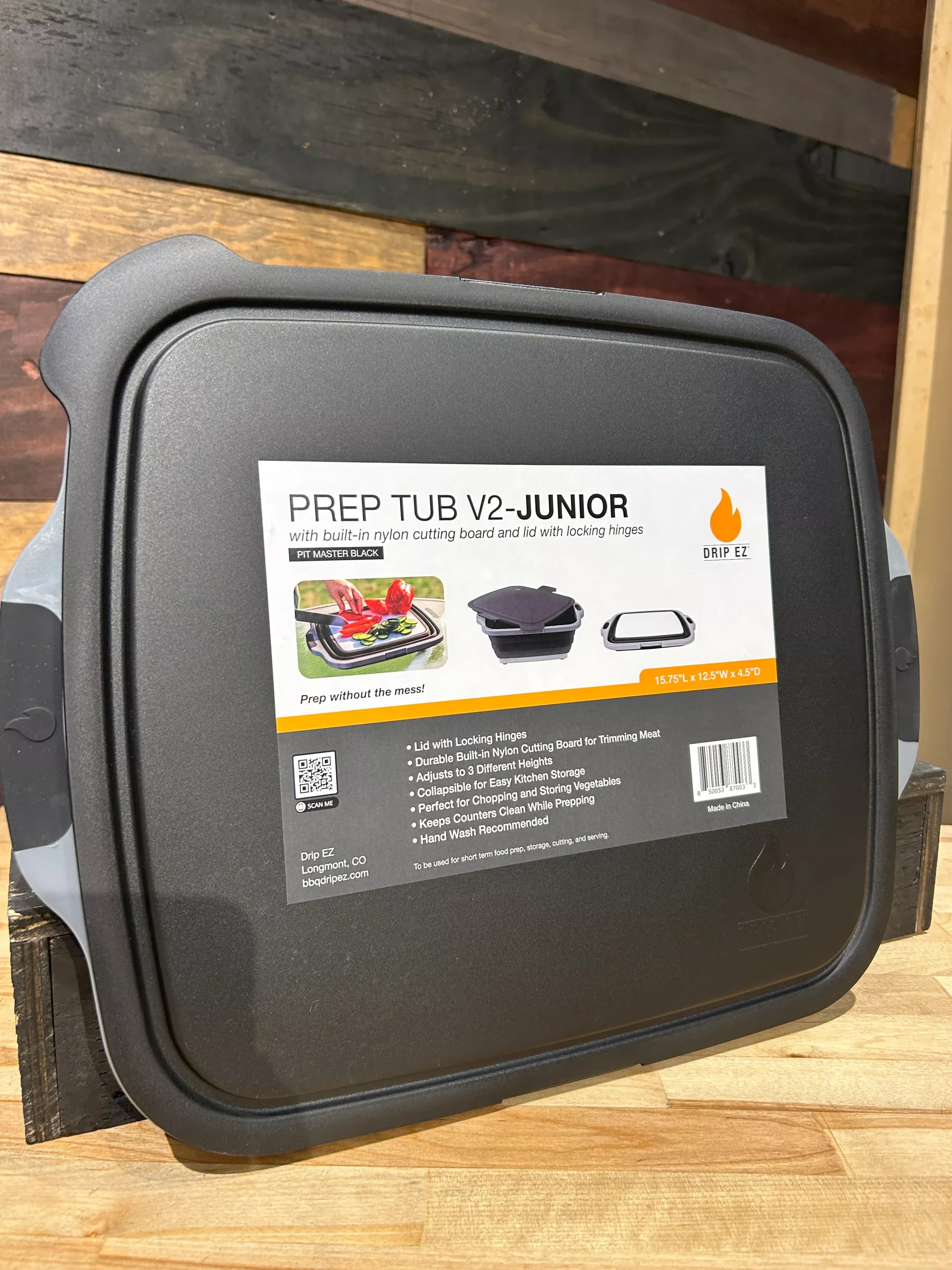 Drip EZ - Prep Tub V2 - Junior (Pit Master Black)