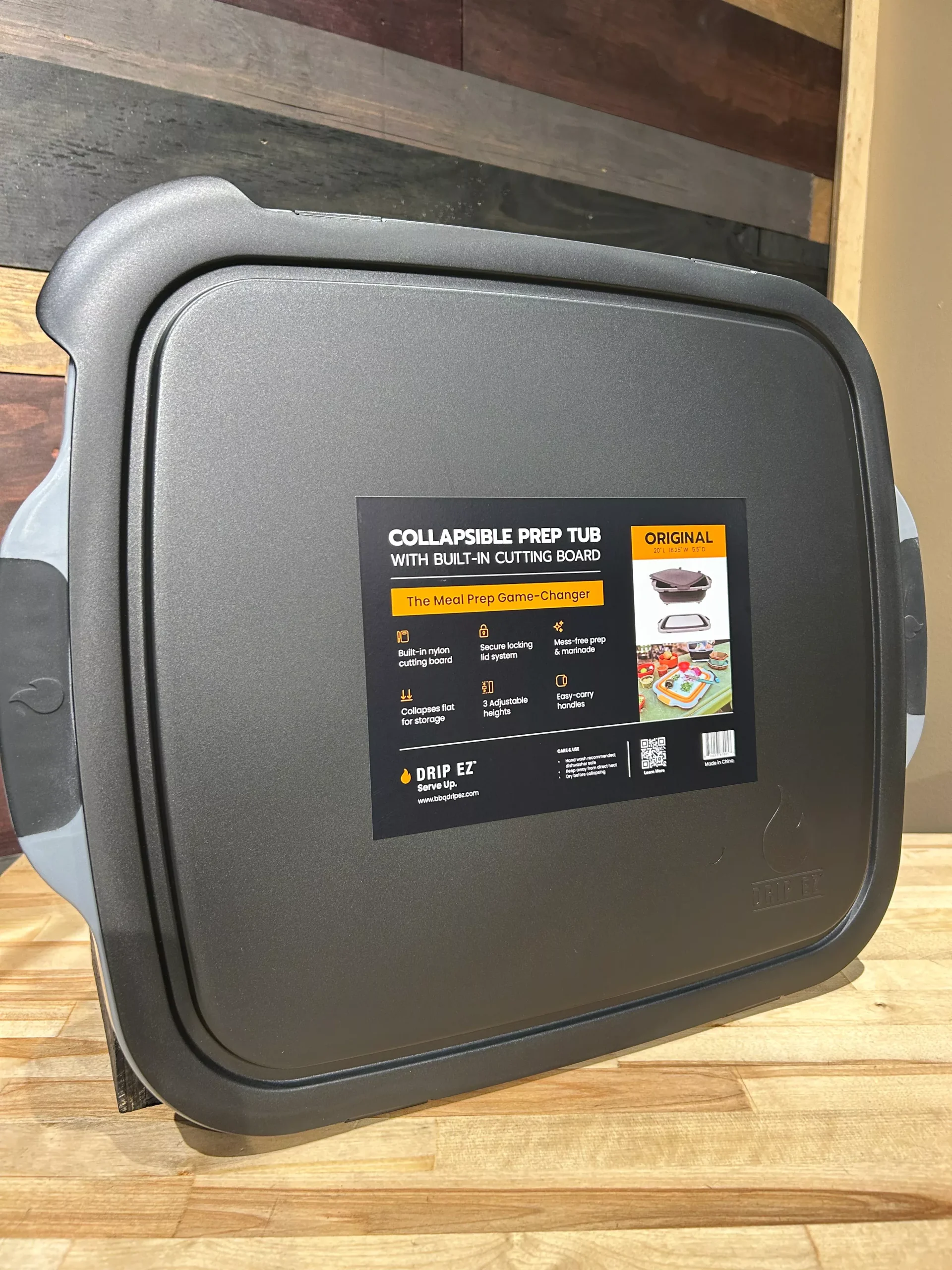 Drip EZ - Prep Tub V2 - Original (Pit Master Black)