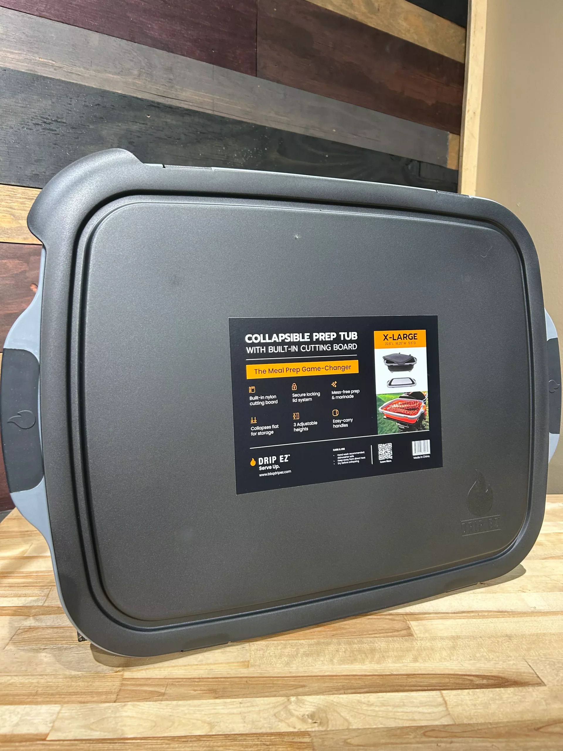 Drip EZ - Prep Tub V2 - XL (Pit Master Black)