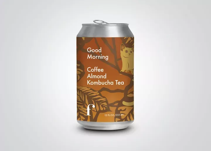 "Good Morning" Coffee Almond Kombucha