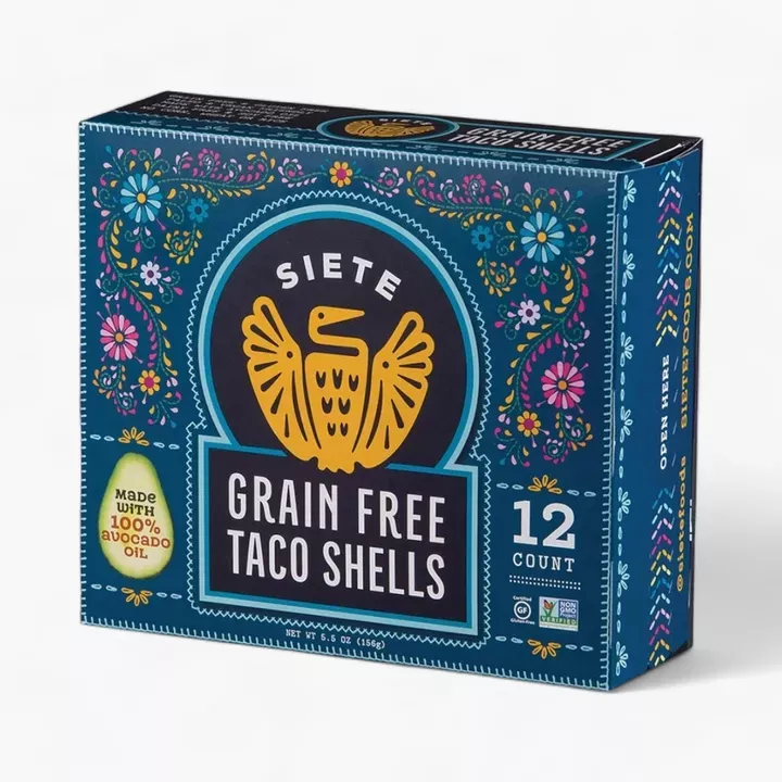 Grain Free Taco Shells - 12 Packs of 12 Taco Shells