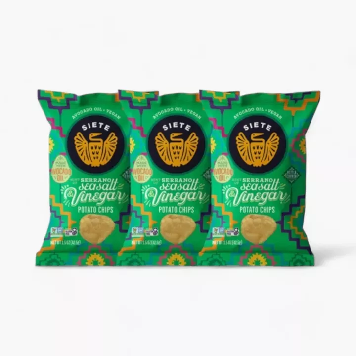 Kettle Cooked Sea Salt & Vinegar Potato Chips 1.5 oz-72 Bags