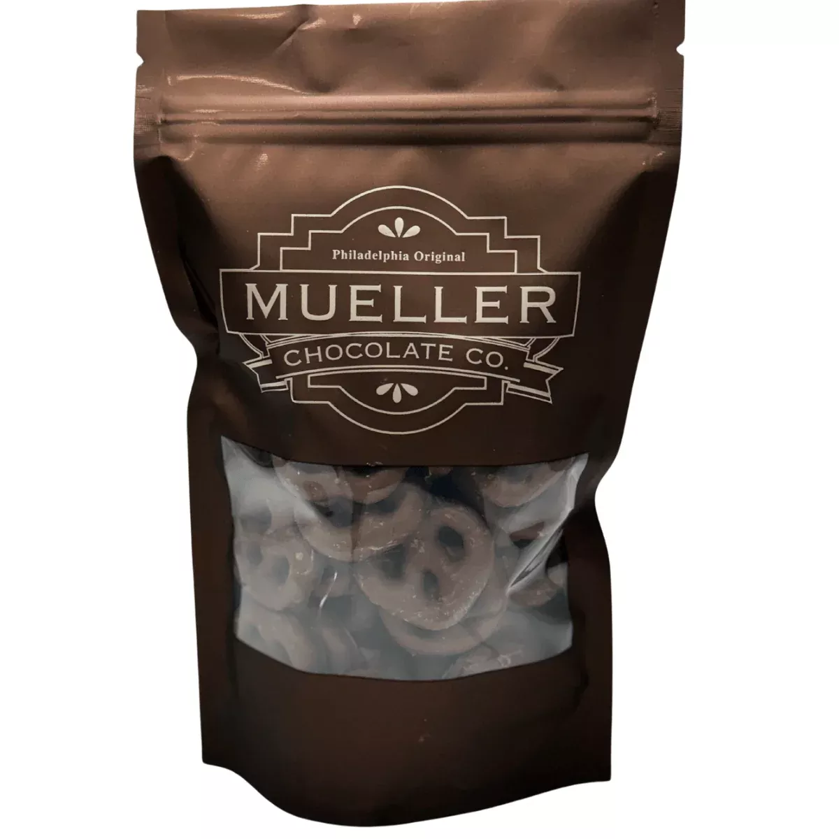 Milk Chocolate Covered Mini Pretzels – 1/2 LB Bag