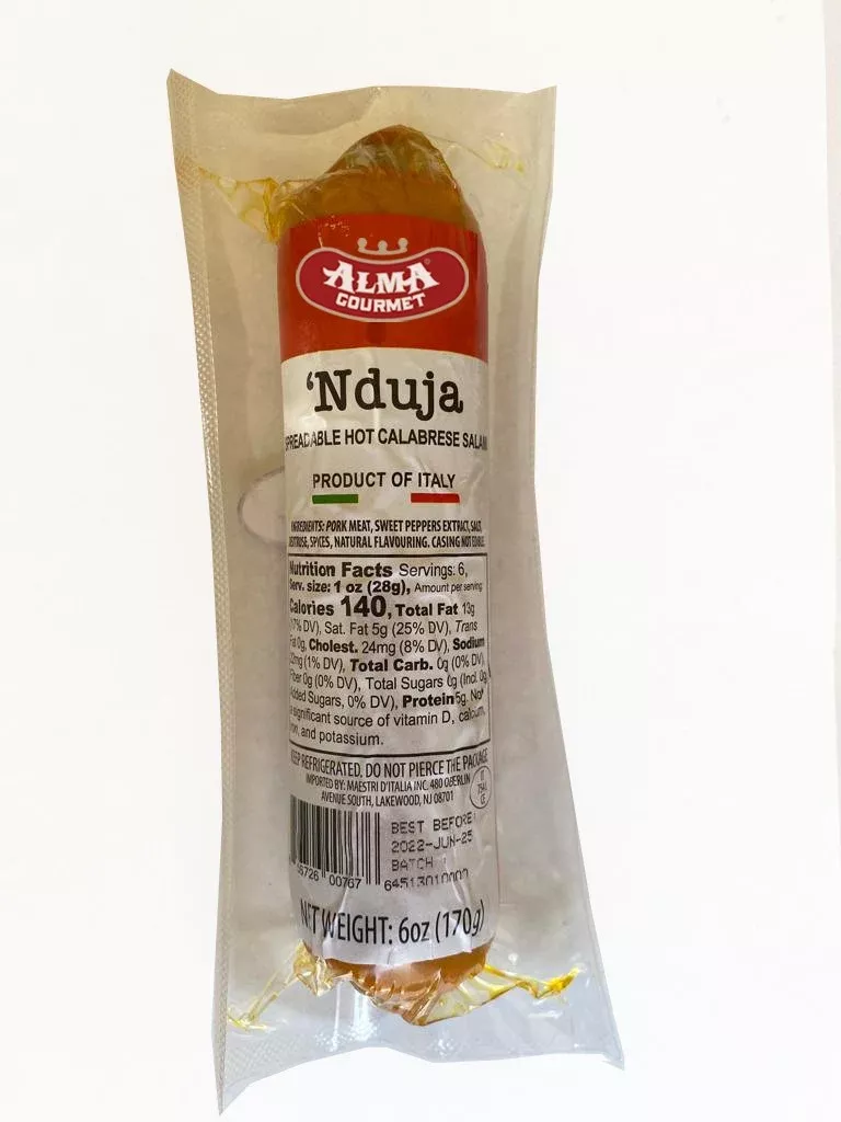 'Nduja Hot Spreadable Salami - 6oz (170g)