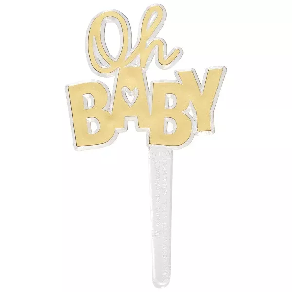 "Oh Baby" Cupcake Toppers