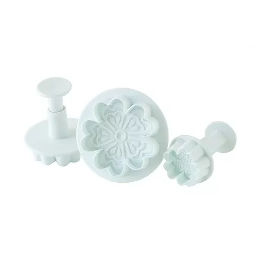 Spring Flowers Plunger Cutter Set 3pc