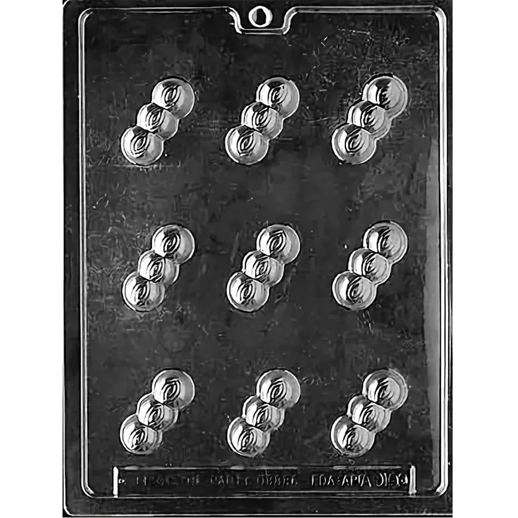 Triple Round Chocolate Mold